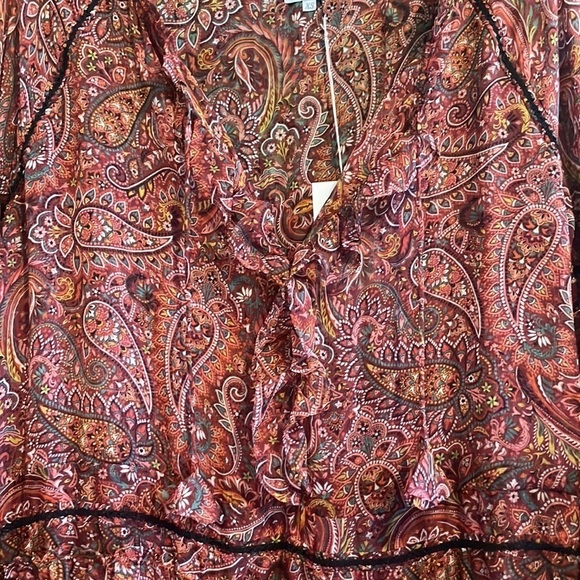 NWT Misa - Genevieve Dress in Bohemian Paisley - Picture 6 of 7